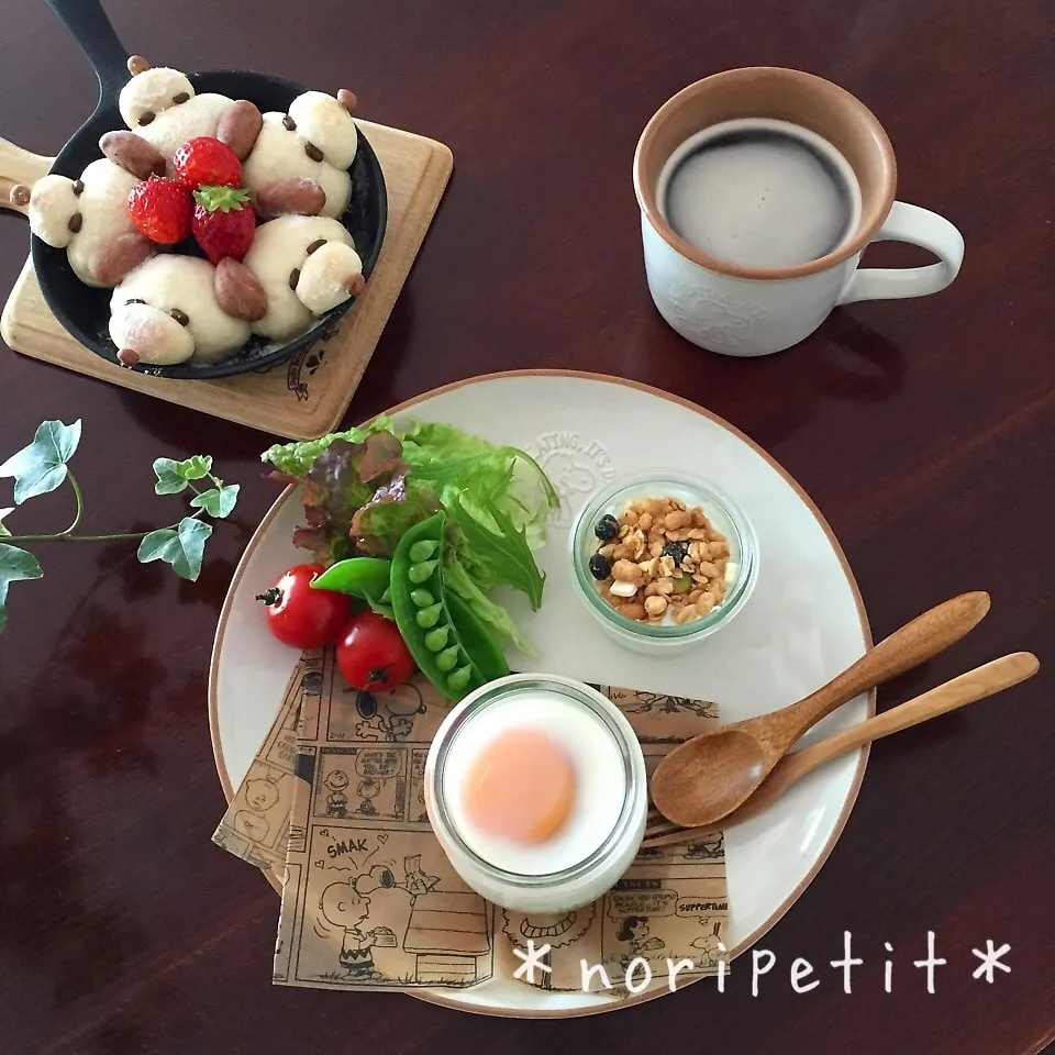 Snapdishの料理写真:簡単♡エッグスラットdeブランチ♡|noripetit(のりP)さん