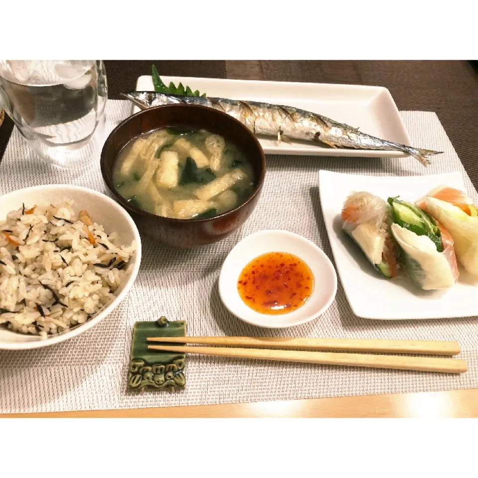 サンマ定食|うたままさん