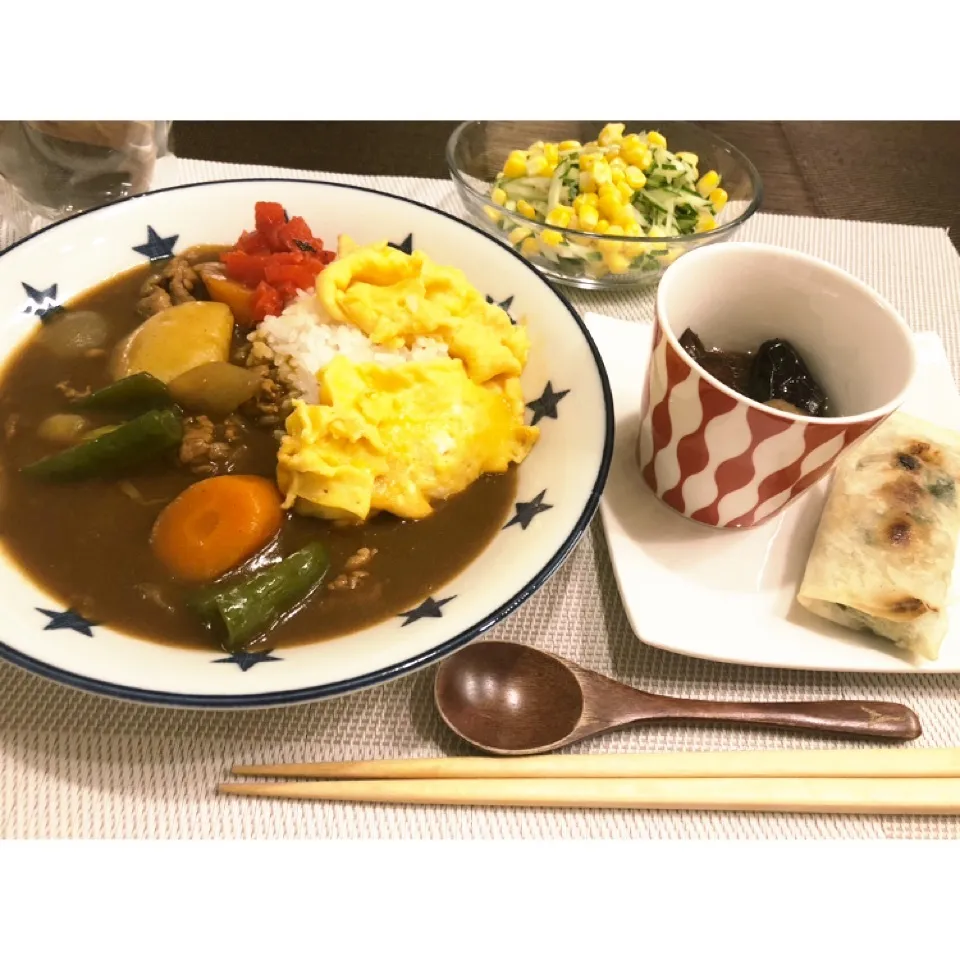 オムカレー|うたままさん