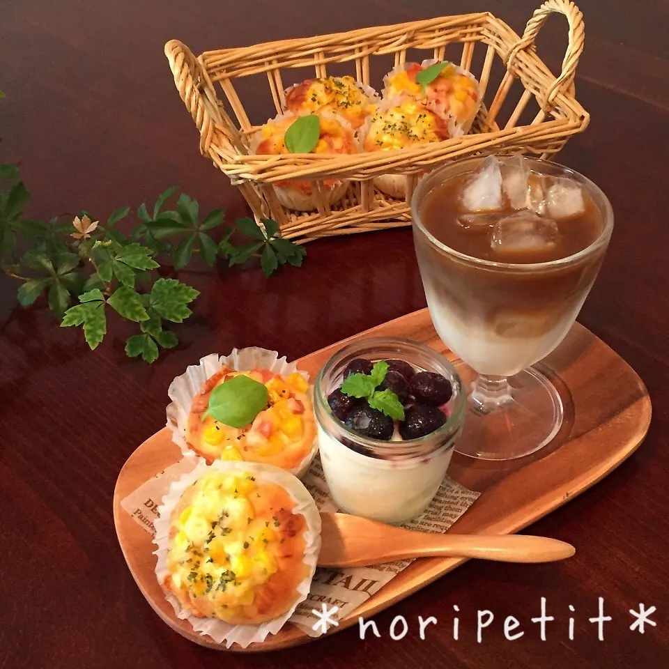 捏ねずにレンジ発酵de簡単・時短♡ミニ コーンマヨパン♡|noripetit(のりP)さん