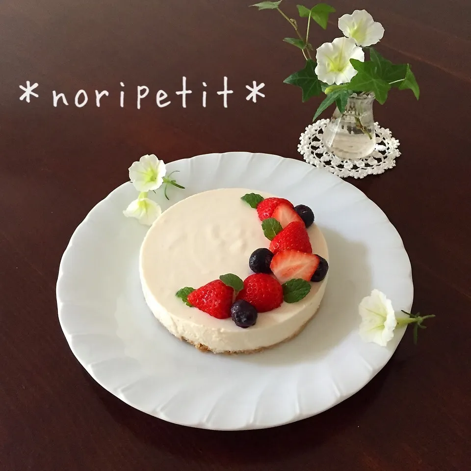 ワンボールde火を使わず♡超簡単おいしい♡お豆腐レアチーズ♡|noripetit(のりP)さん