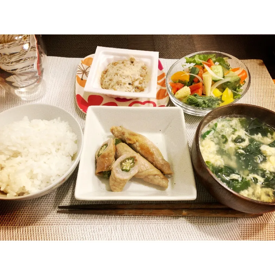 Snapdishの料理写真:オクラの肉巻き|うたままさん