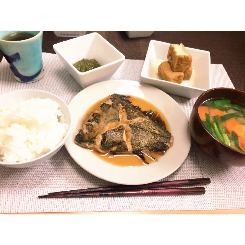 カレイの煮付け|うたままさん