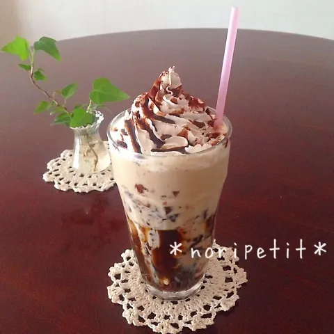 3分deおうちカフェ♡めちゃ簡単コーヒージェリーフラペチーノ|noripetit(のりP)さん