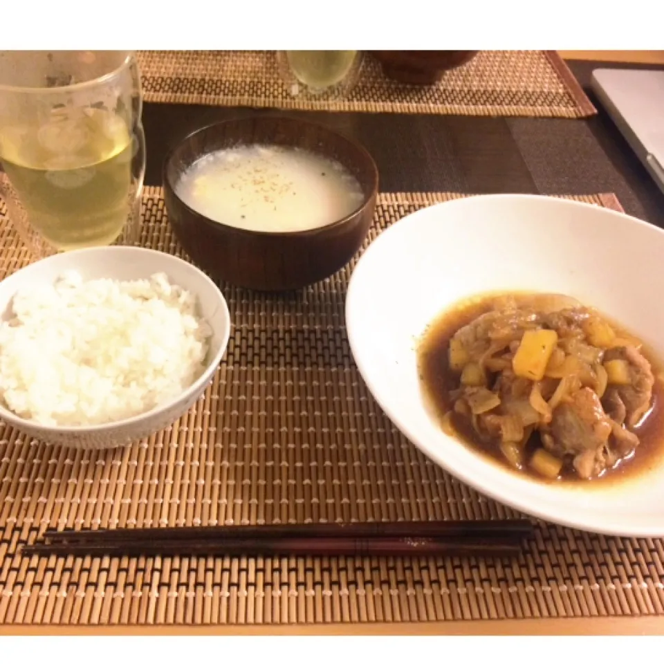 体調の私の為に旦那様が作ってくれたご飯🍴|うたままさん