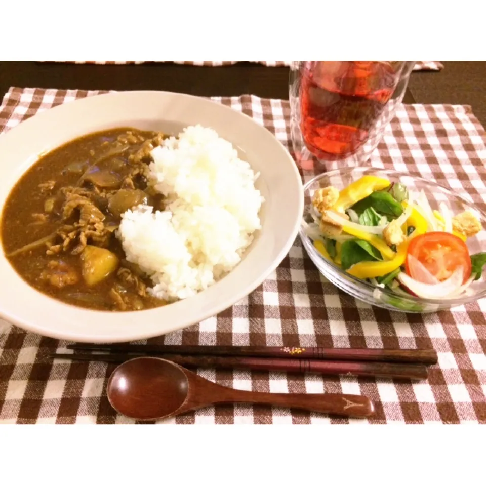 カレーライス|うたままさん