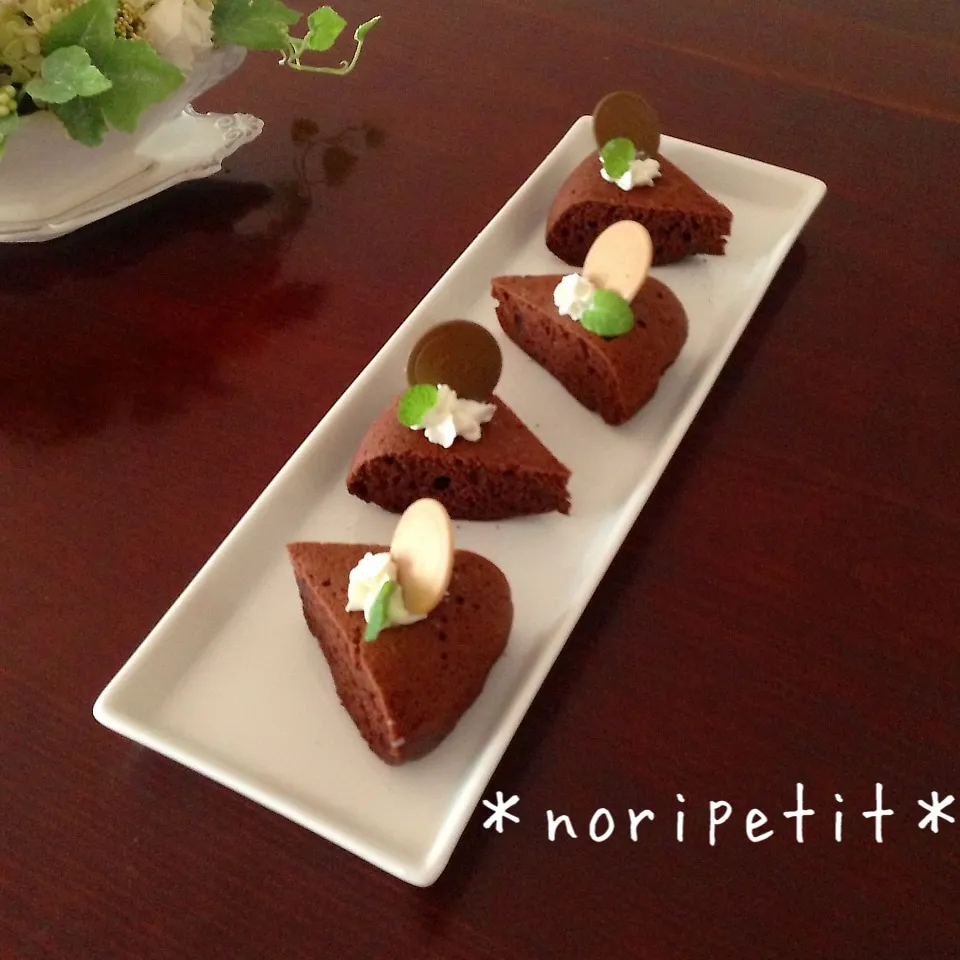 泡立ていらず混ぜて炊飯器de濃厚うまうま豆腐チョコケーキ♡|noripetit(のりP)さん