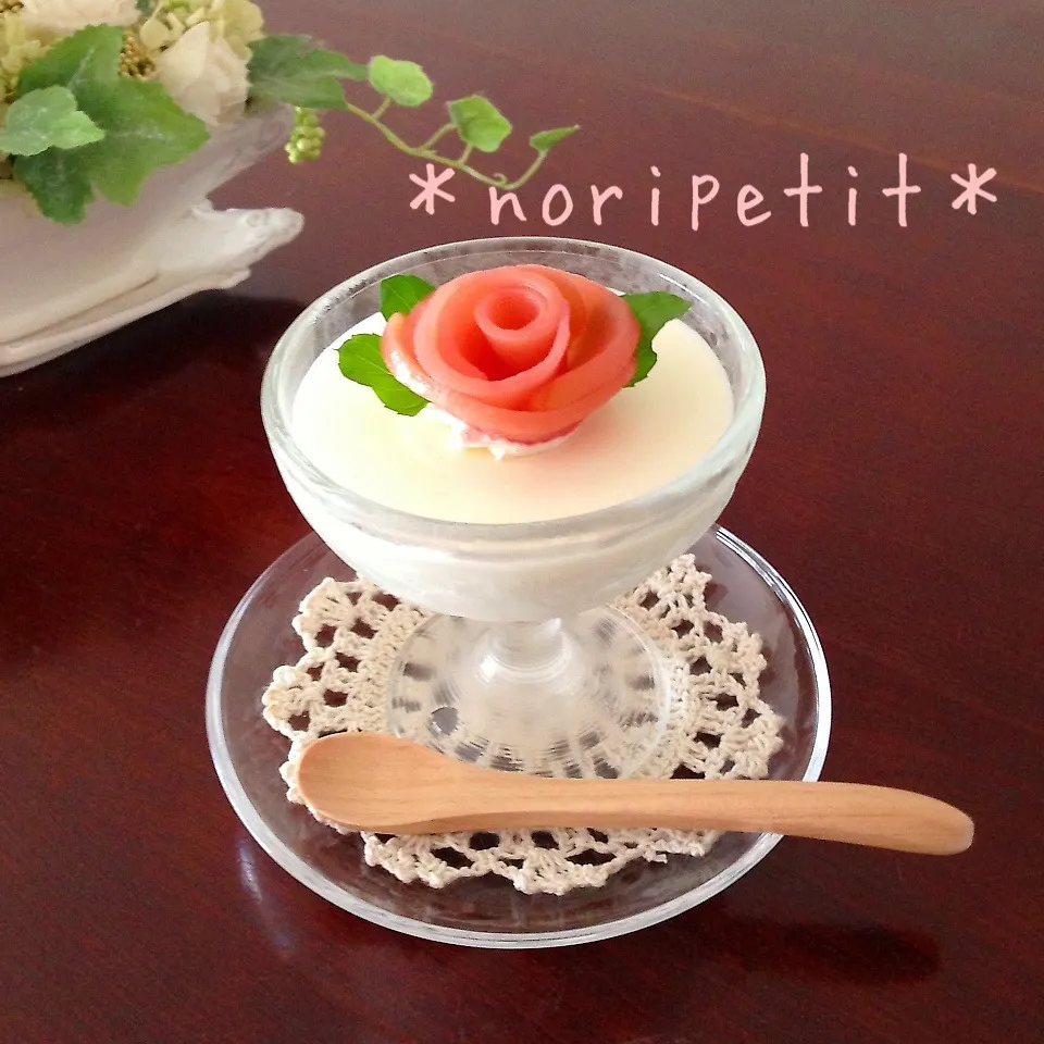 Snapdishの料理写真:火を使わず〜簡単♪kiriとヨーグルトde レアチーズ♡|noripetit(のりP)さん