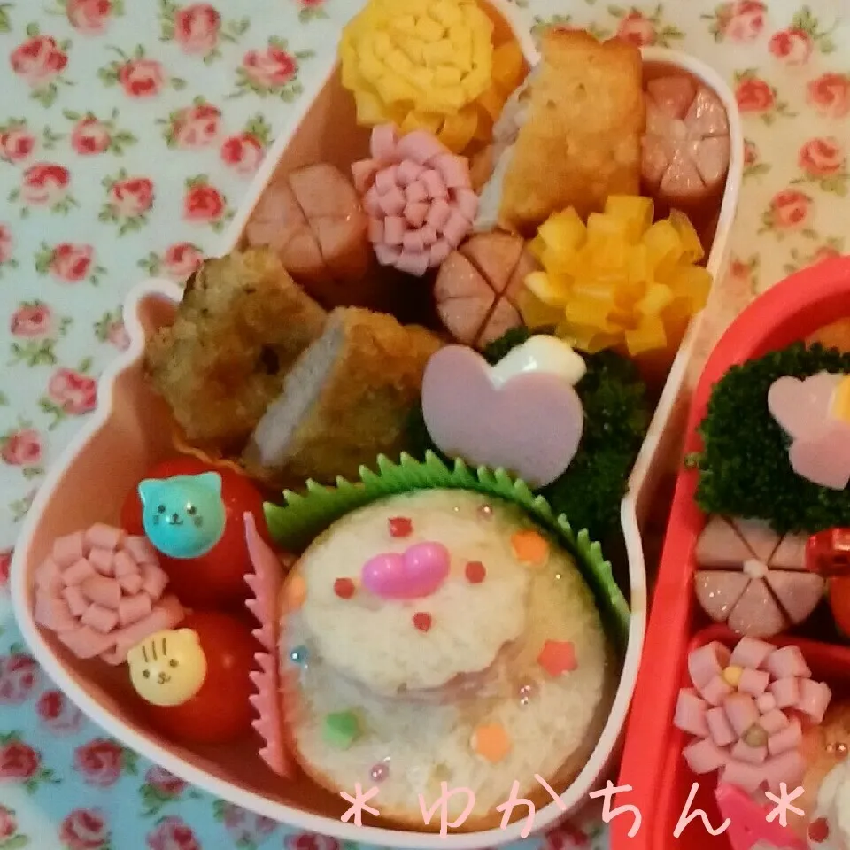 幼稚園弁当☆サンドイッチケーキ|ゆかちんさん