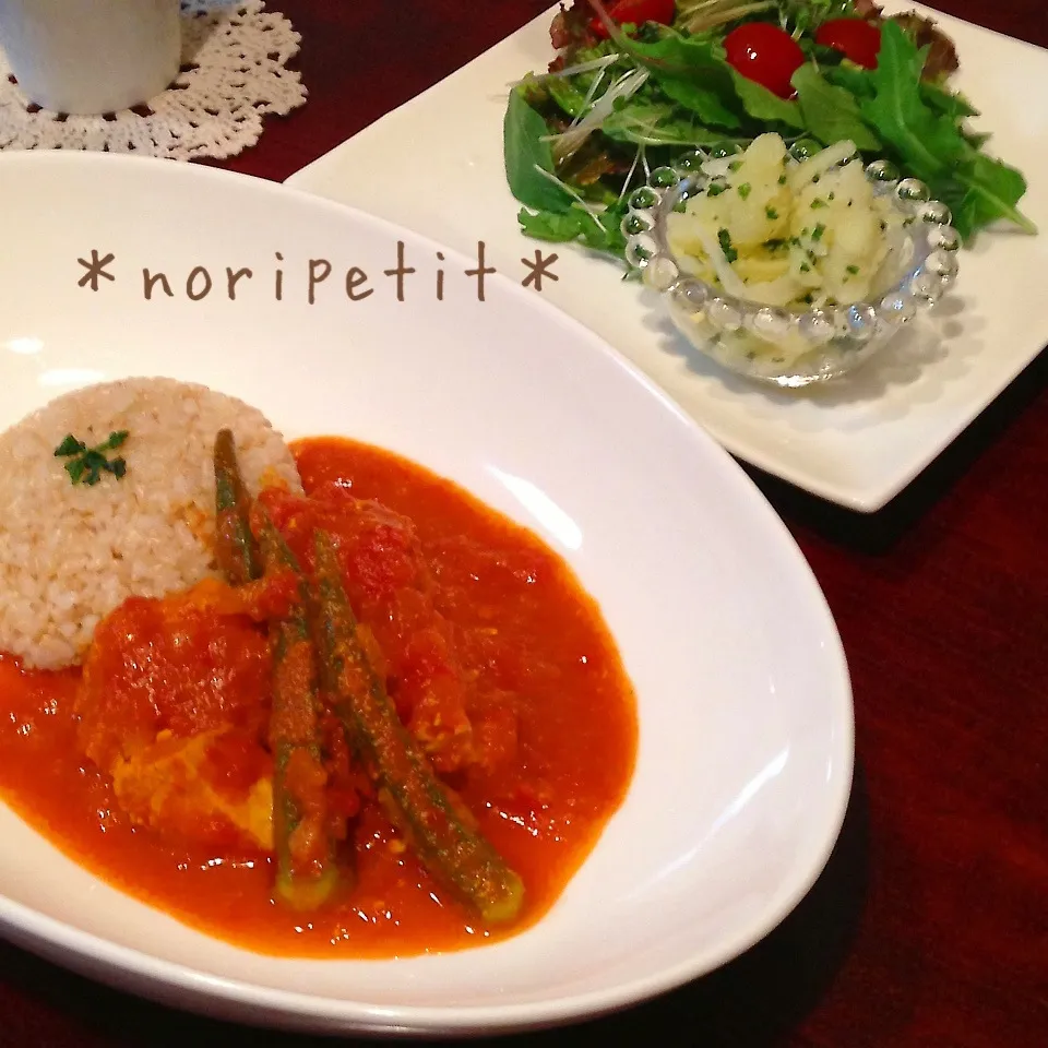 代謝アップ⁉トマトチキンカレー♪|noripetit(のりP)さん