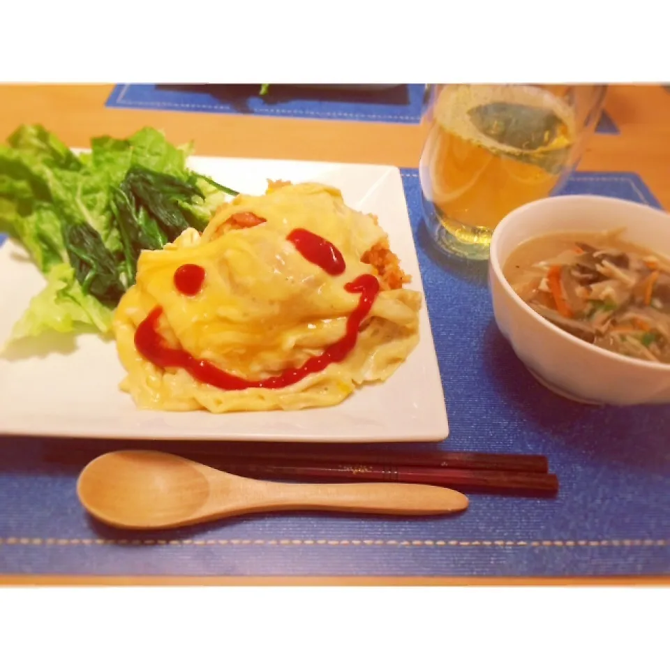 にこにこオムライス|うたままさん