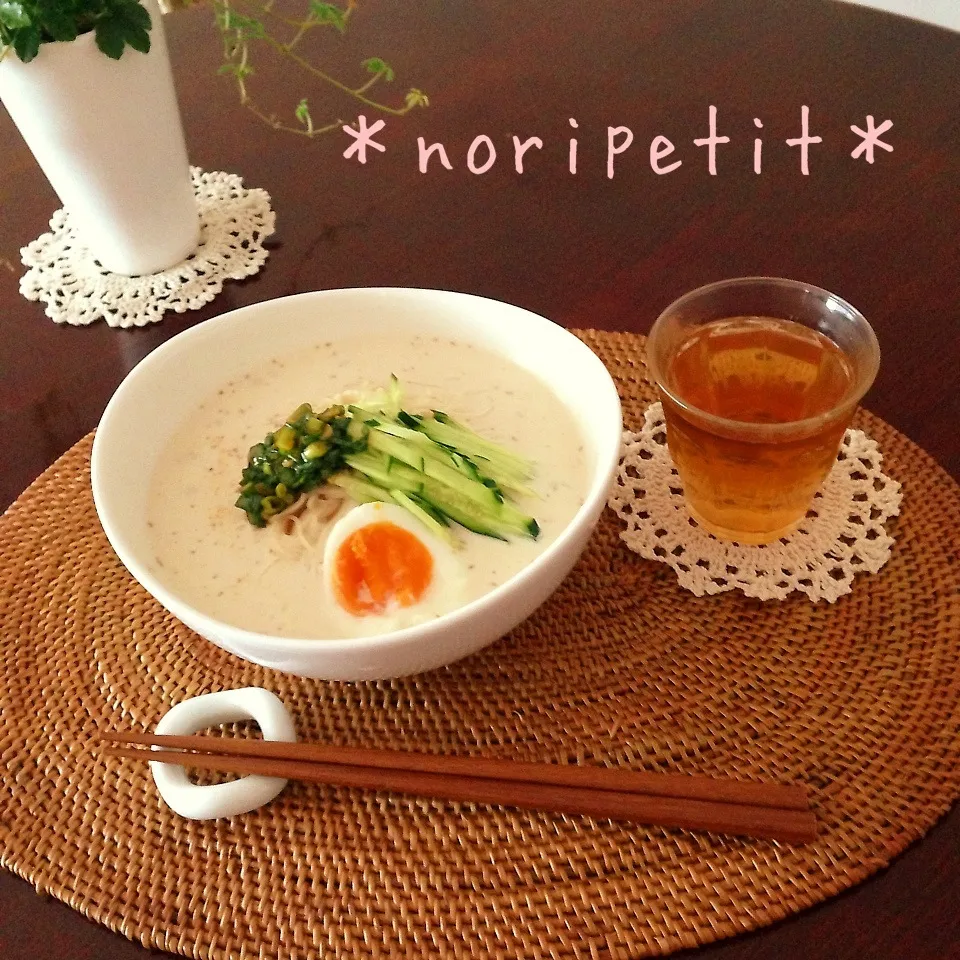 簡単〜冷やし豆乳麺♡|noripetit(のりP)さん