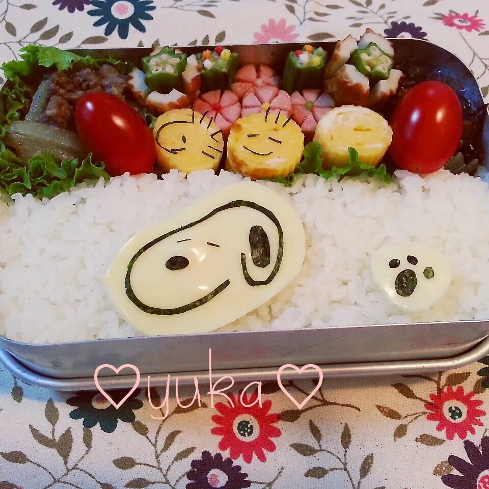 旦那弁当☆スヌーピー|ゆかちんさん