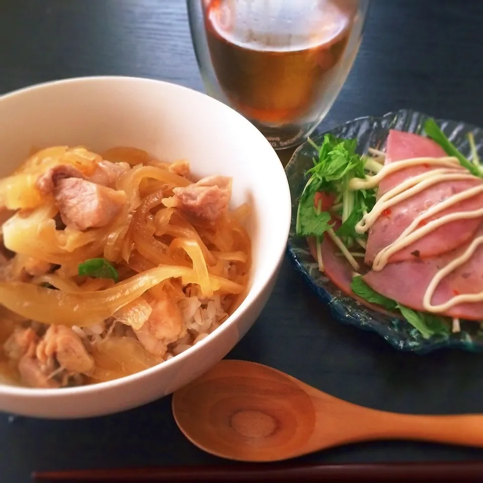 Snapdishの料理写真:照り焼き鳥丼|うたままさん