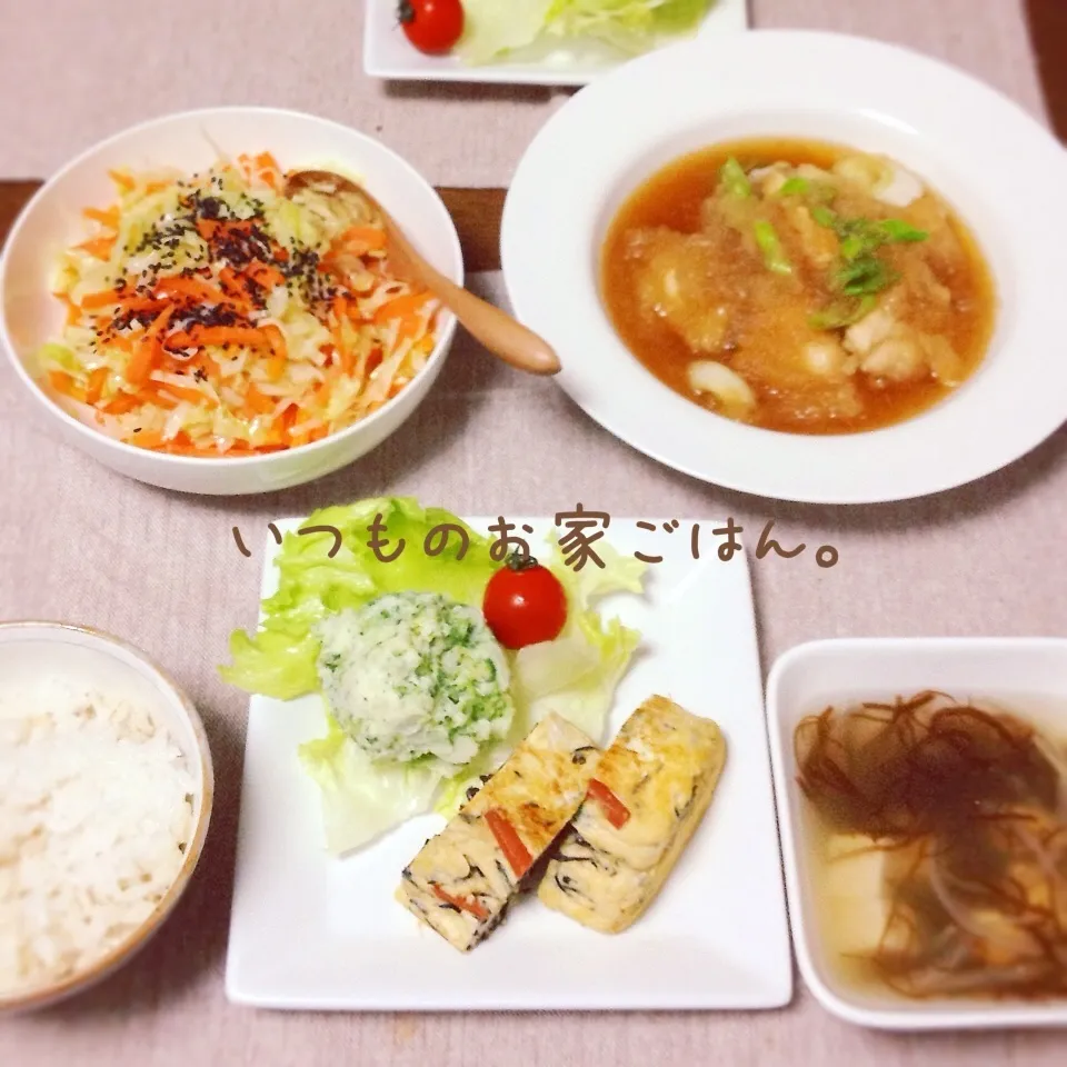 昨日の晩ご飯。|なーみさん