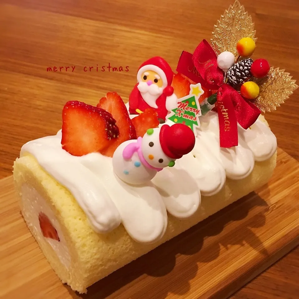 Snapdishの料理写真:クリスマスケーキ2015|よっちゃんさん