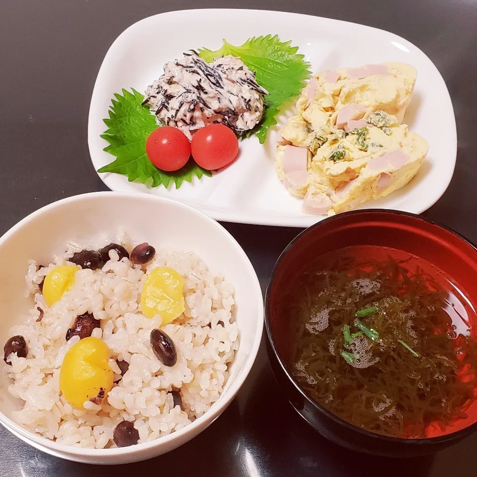 栗と黒豆のもち麦入りご飯|Yukiさん