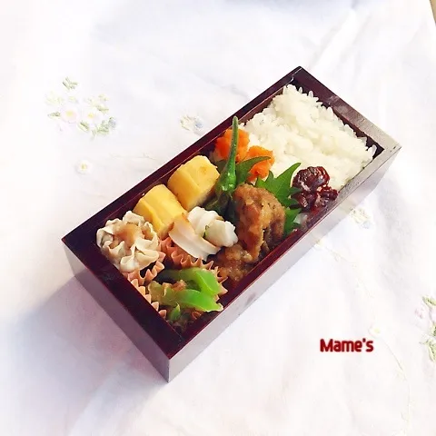 2014.8.22  さんまの揚げ煮弁当♪|豆子さん