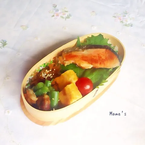 2014.7.28  パパさんのお弁当♪|豆子さん