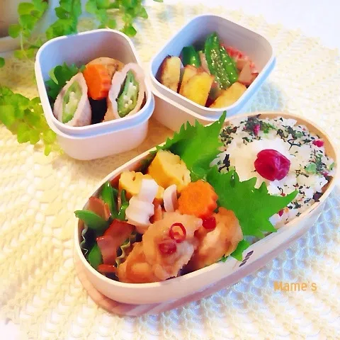 2014.5.27  パパさんと息子のお弁当♪|豆子さん