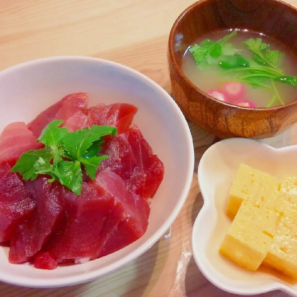 おみやげ築地のまぐろ丼|あずきラテさん