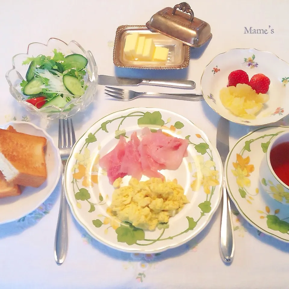 2014.3.15 息子のBreakfast〜♪|豆子さん