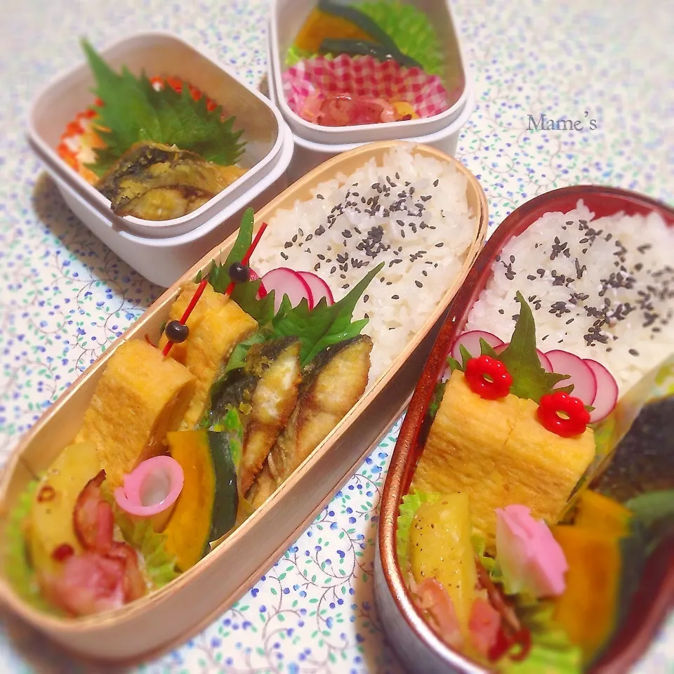 12月10日  鯖のカレー揚げ弁当♪|豆子さん