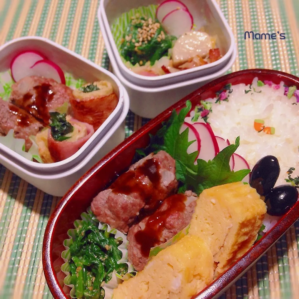 11月12日  2人のお弁当♪|豆子さん