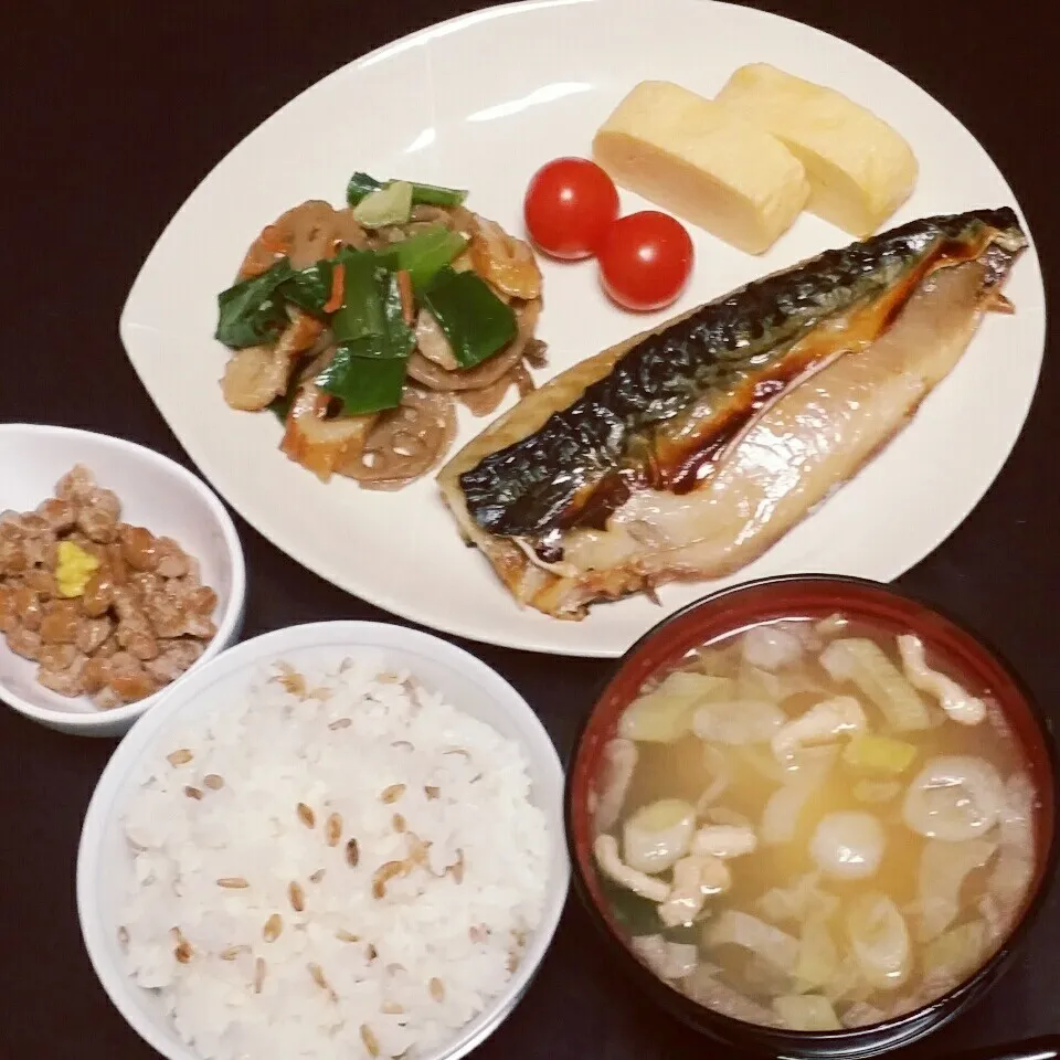 Snapdishの料理写真:昆布鯖の塩焼き|Yukiさん