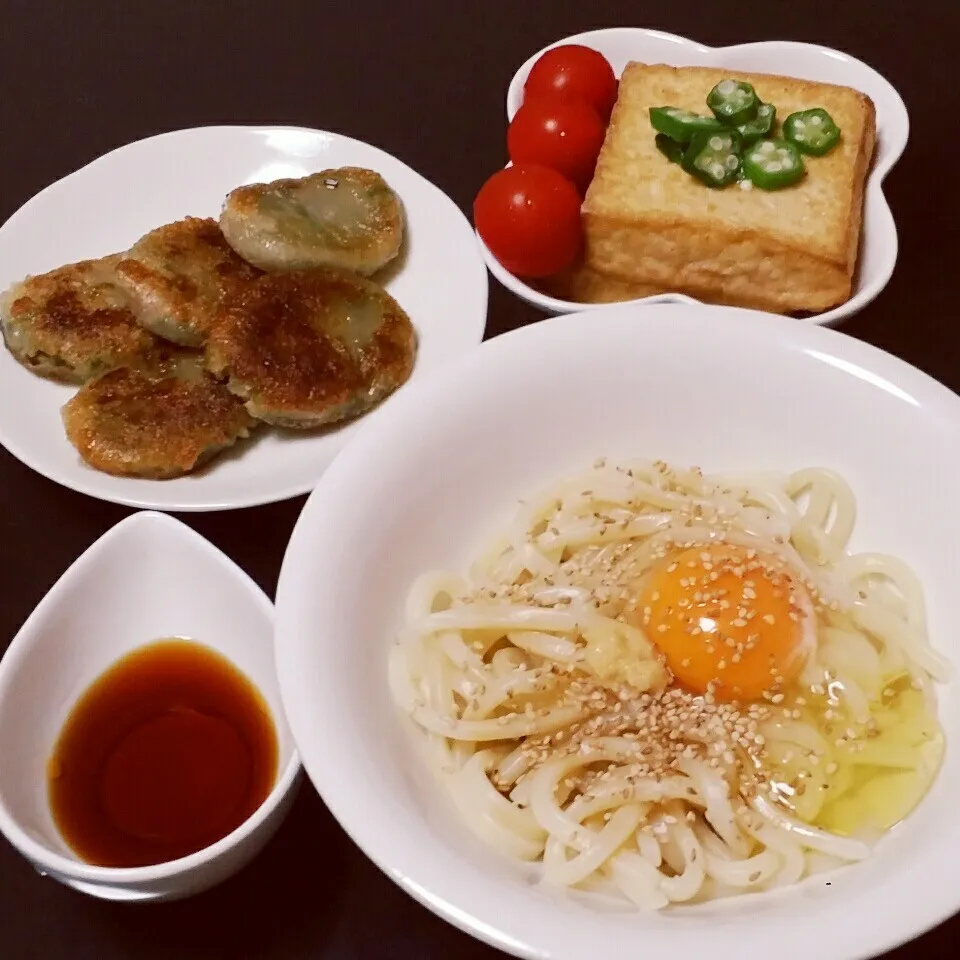 Snapdishの料理写真:釜玉うどん|Yukiさん