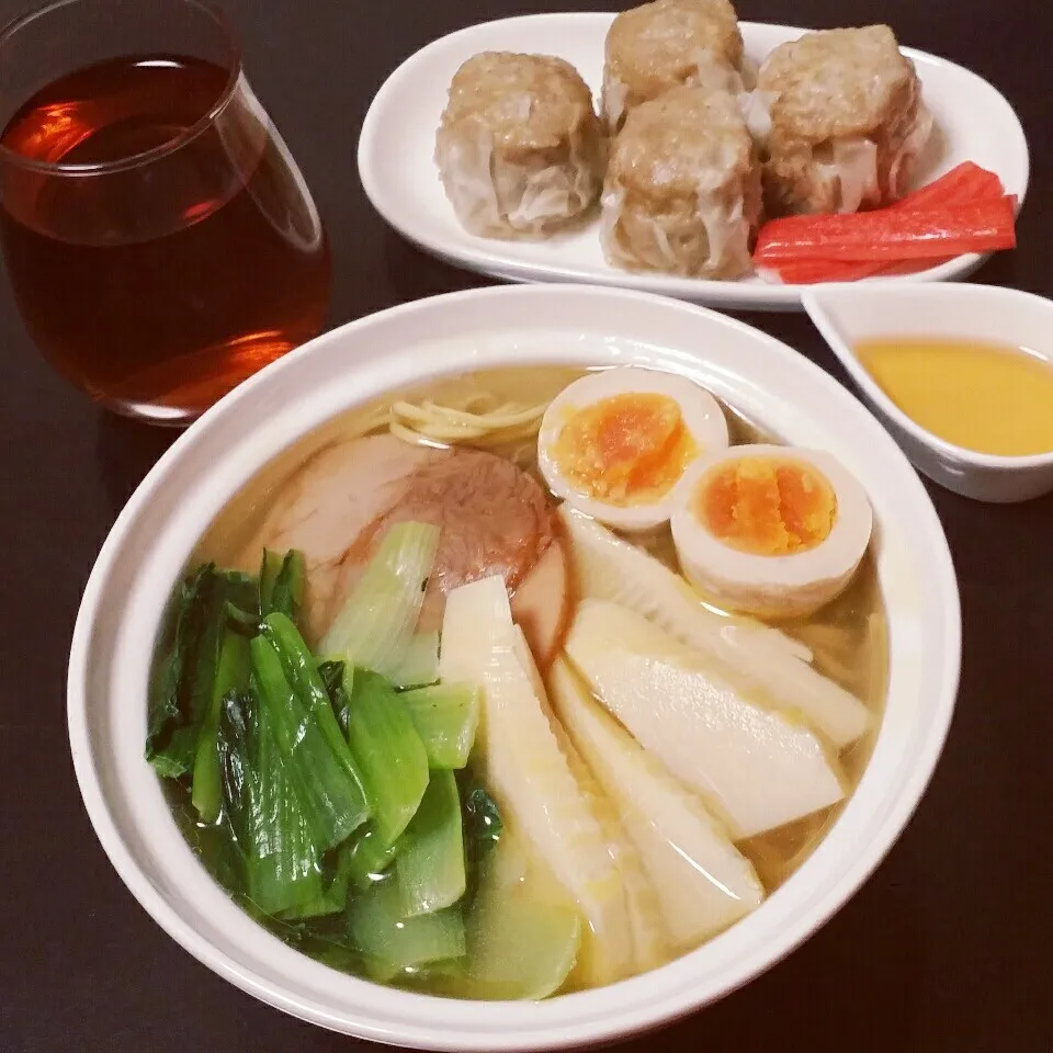 筍たっぷり低糖質塩ラーメン(デリカーボ)|Yukiさん