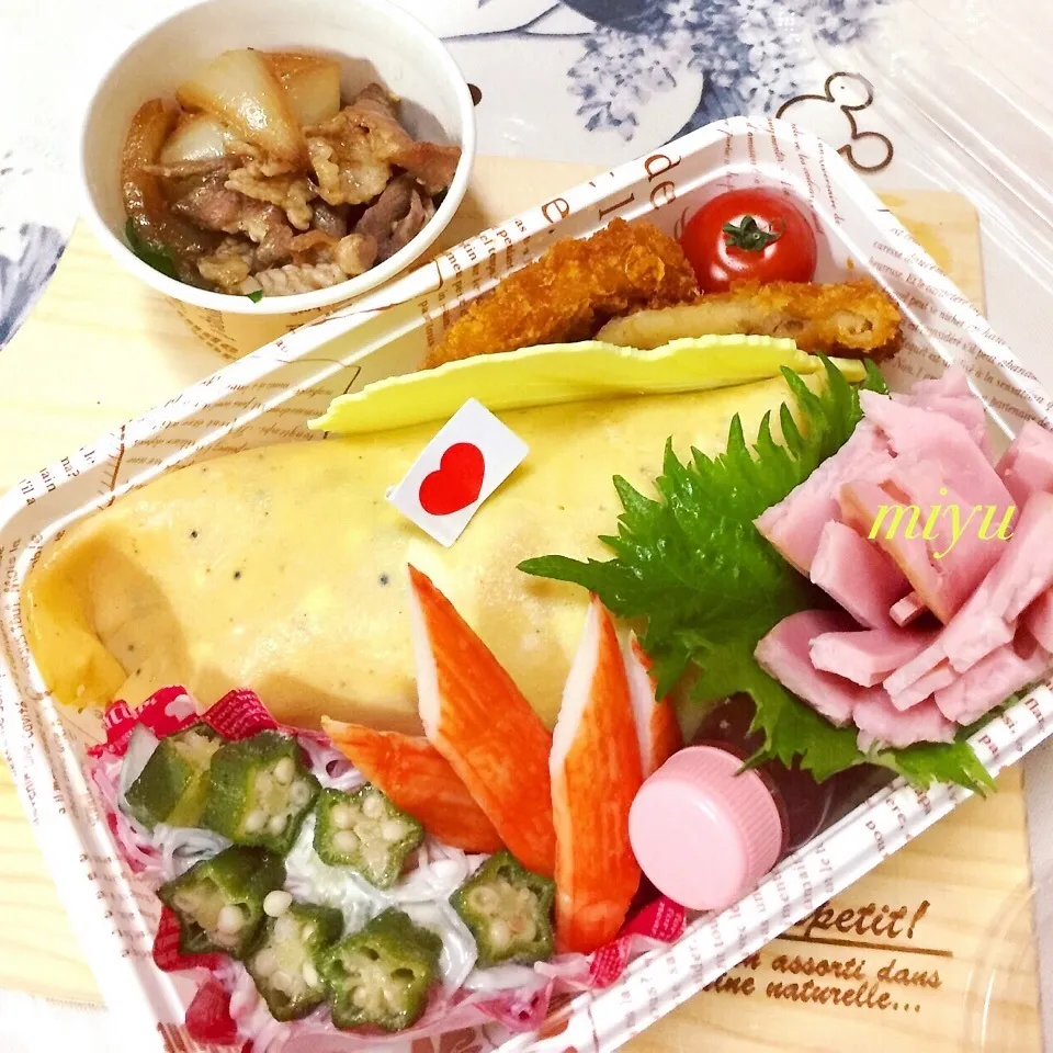 オムライス弁当|miyuっちさん