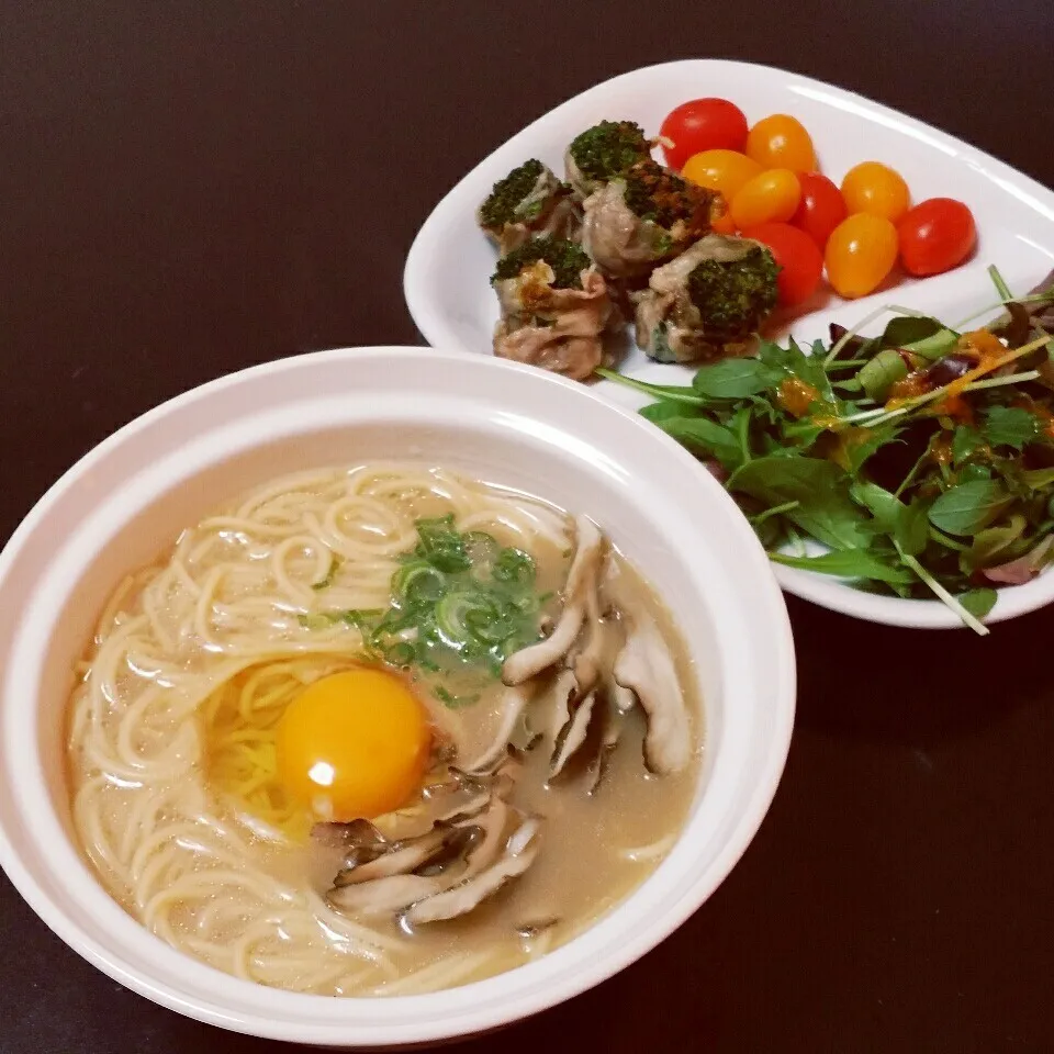 糖質ゼロ麺の豚骨ラーメン（低糖質day）|Yukiさん