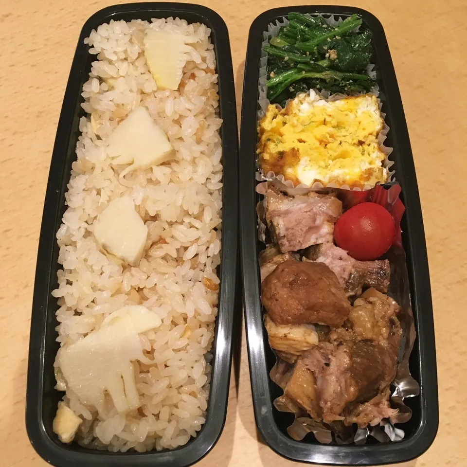 Snapdishの料理写真:オット弁当0423|hisakoさん