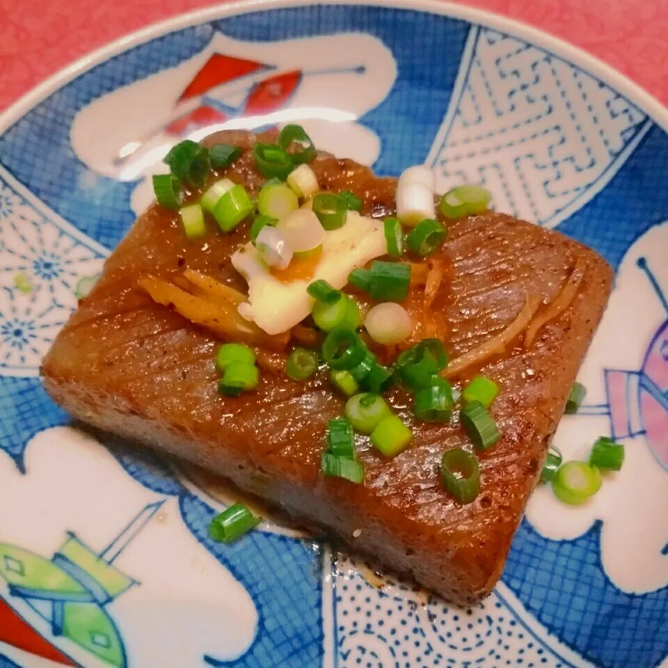 🔸🔷ガリバタ焦がし醤油の蒟蒻ステーキ🔷🔸|@きなこさん