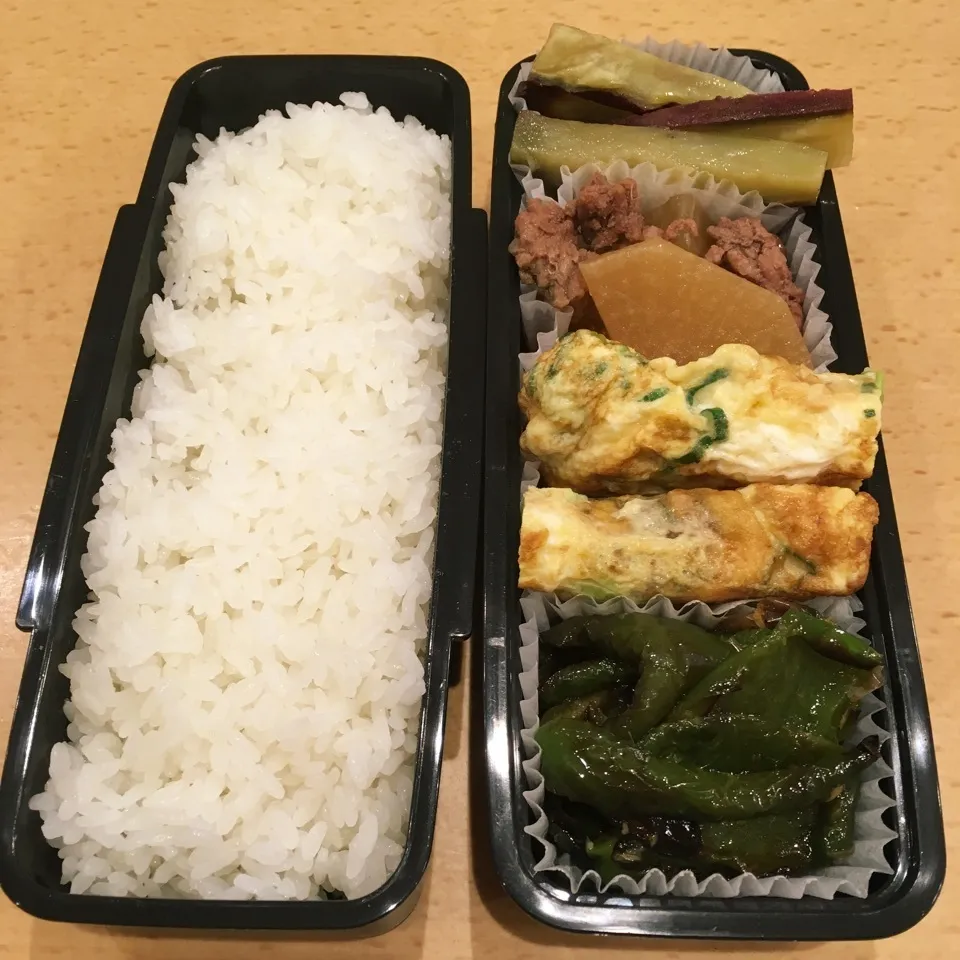 Snapdishの料理写真:オット弁当0309|hisakoさん