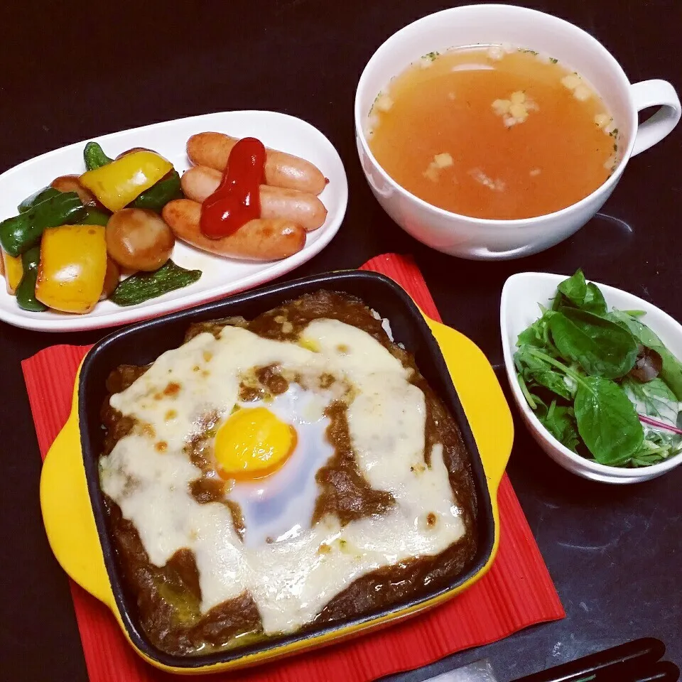 Snapdishの料理写真:焼きカレー|Yukiさん