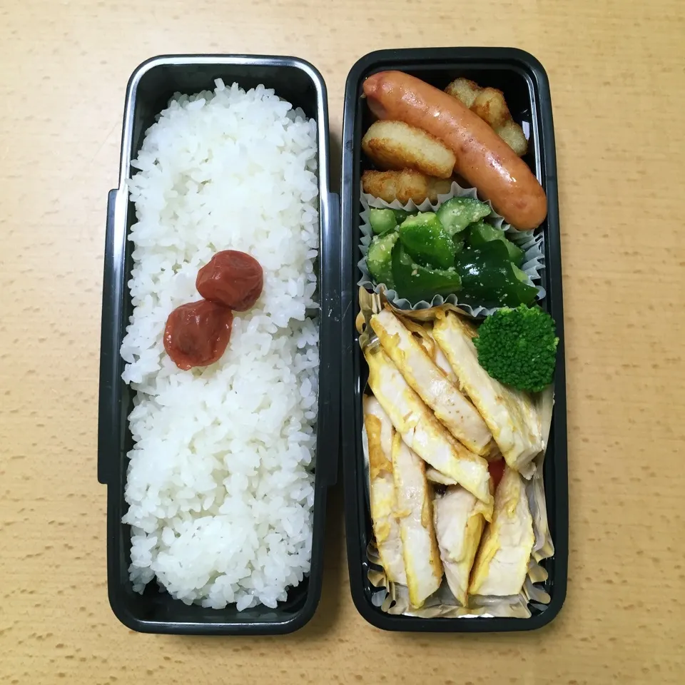 Snapdishの料理写真:オット弁当0829|hisakoさん