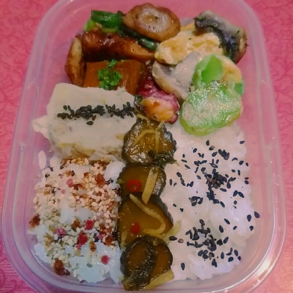 自家製きゅうりの佃煮入り🌟明日のお弁当|@きなこさん