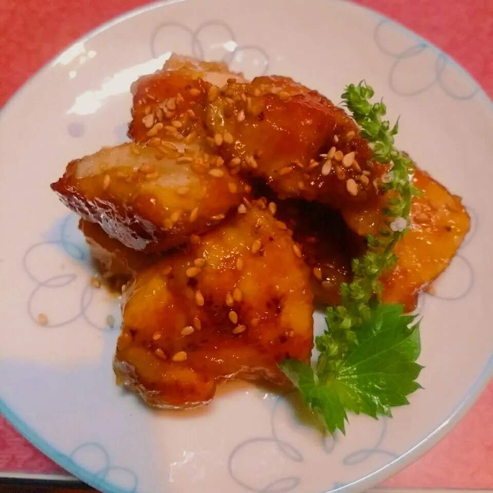 かおチャンの🌸鶏むね肉の甘辛焼き|@きなこさん