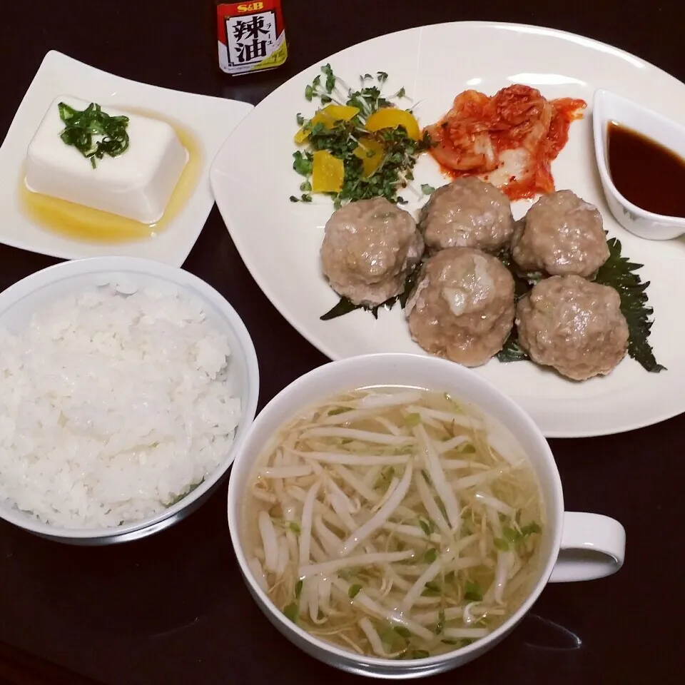 Snapdishの料理写真:片栗粉皮のレンジ焼売|Yukiさん