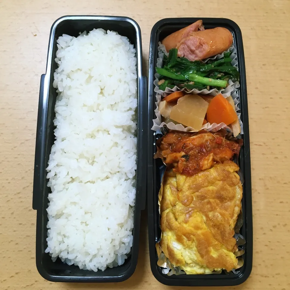 Snapdishの料理写真:オット弁当1212|hisakoさん