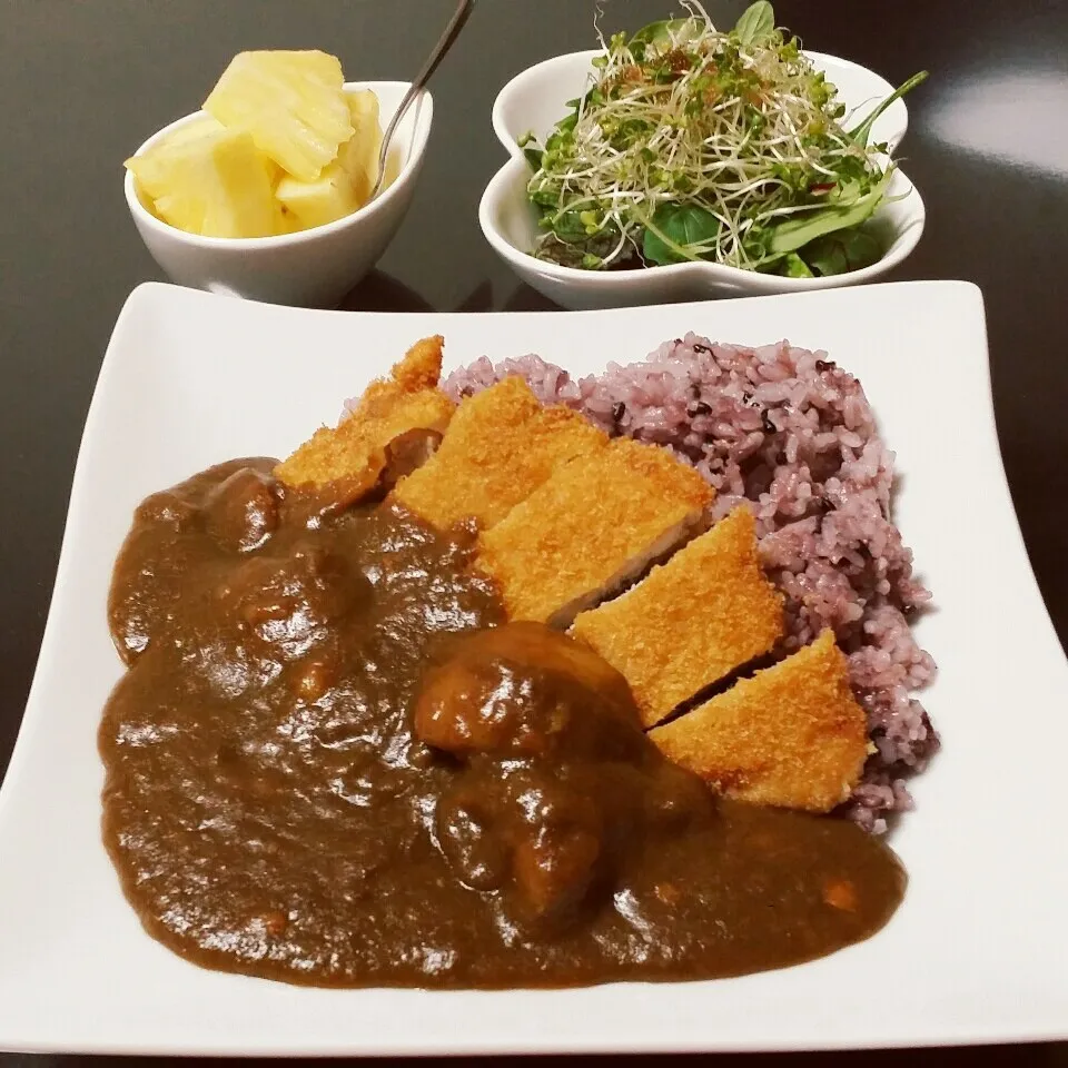 Snapdishの料理写真:カツカレー|Yukiさん