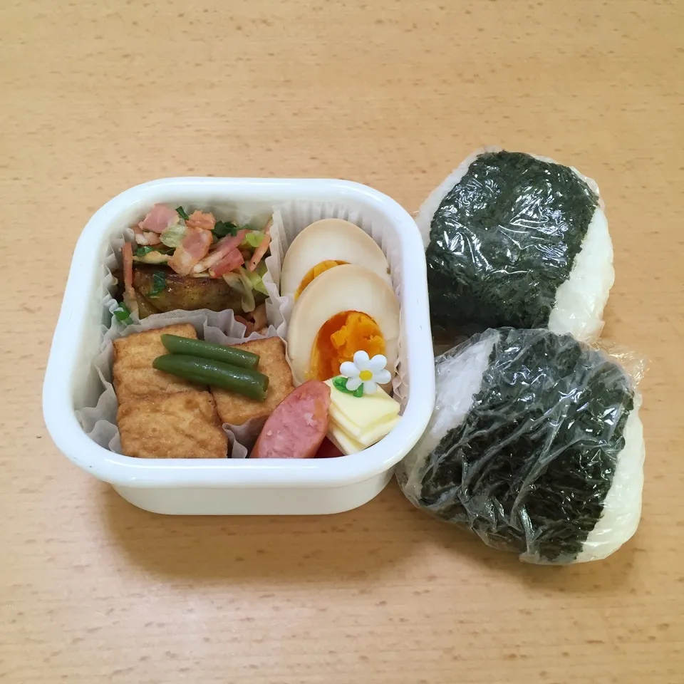 Snapdishの料理写真:自分弁当1117 #OnigiriAction|hisakoさん