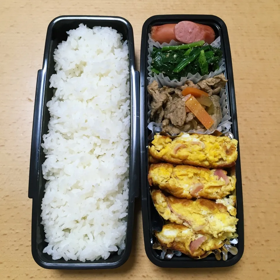 Snapdishの料理写真:オット弁当1115|hisakoさん