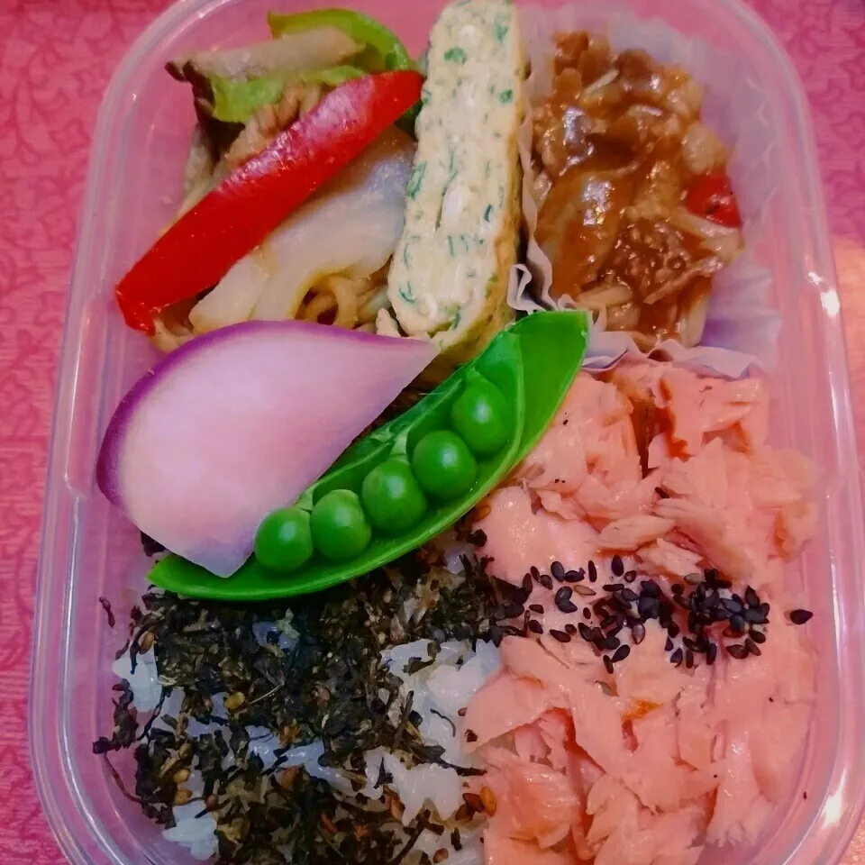 自家製お茶ふりかけで⭐明日のお弁当|@きなこさん