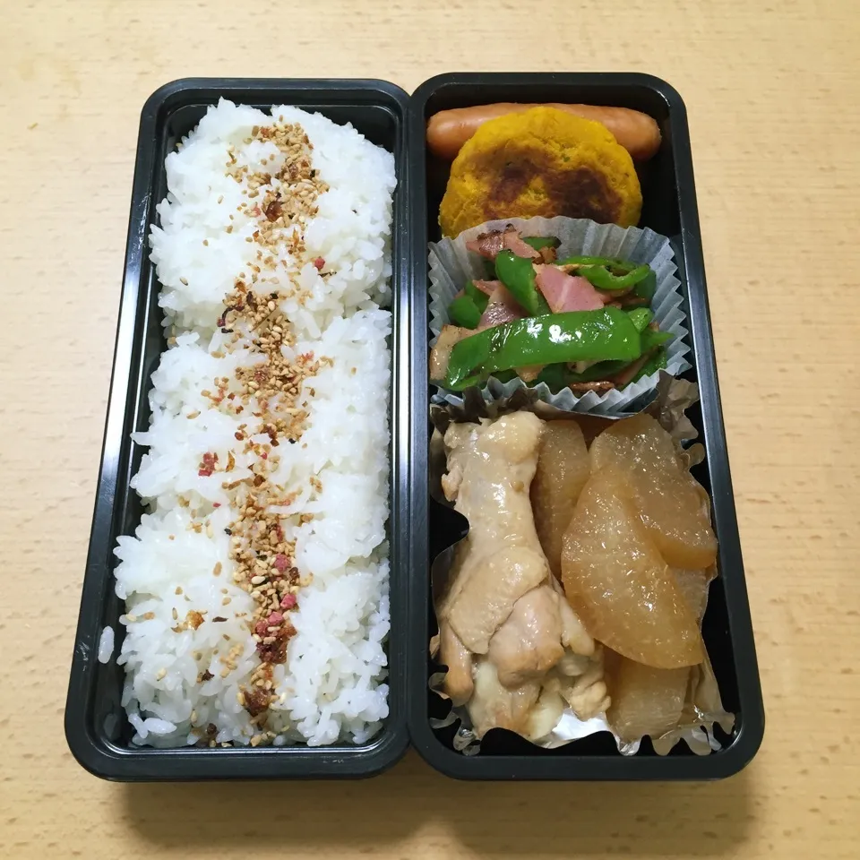 Snapdishの料理写真:オット弁当0808|hisakoさん