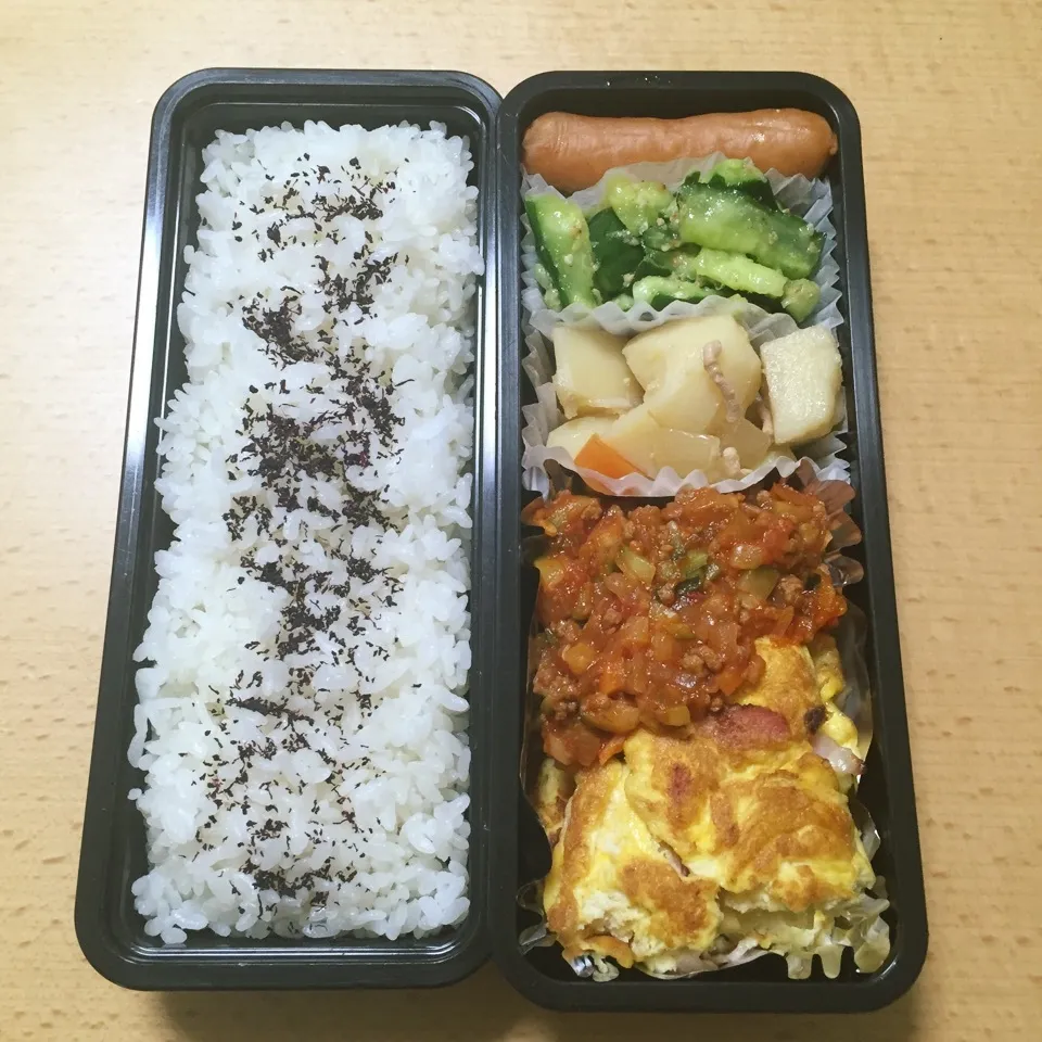 Snapdishの料理写真:オット弁当0622|hisakoさん