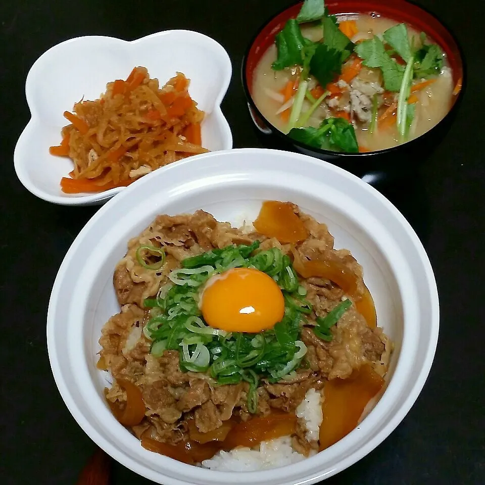 ネギ玉牛丼　|Yukiさん