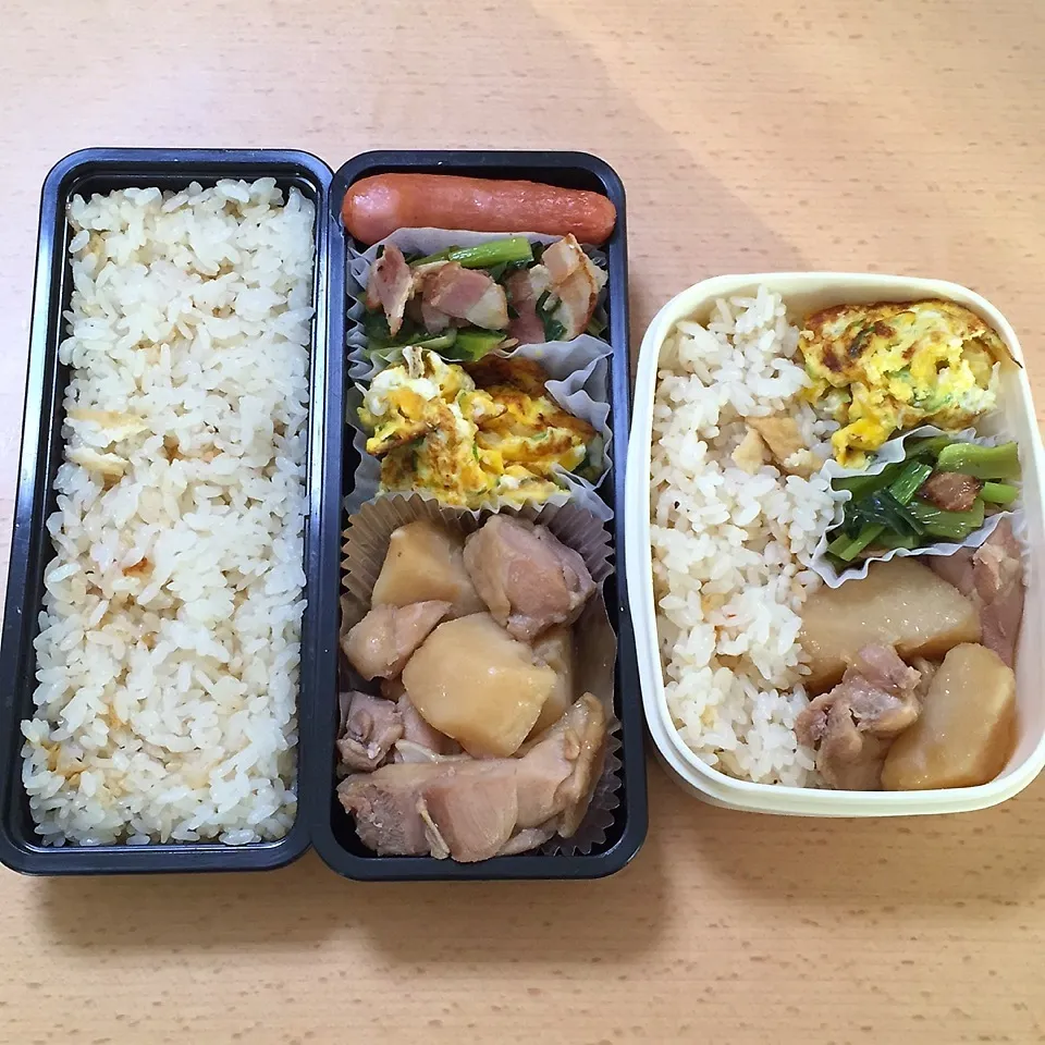 オット弁当&自分弁当0219|hisakoさん